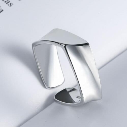 New Charming Square Finger Ring for Women Vintage Boho Knuckle Party Rings Gothic Punk Jewelry Gifts for Girls