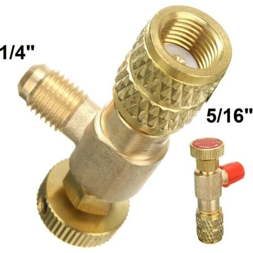 R410A Air Conditioning Refrigeration Safety Valve All Copper Liquid Addition Safety Valve Thimble Adjustment Control Valve