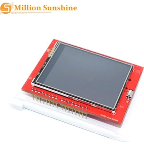 Newest 2.4 inch TFT LCD Touch Screen Shield for Arduino UNO R3 Mega2560 LCD Module 18-bit 262,000 Different Shades Display Board