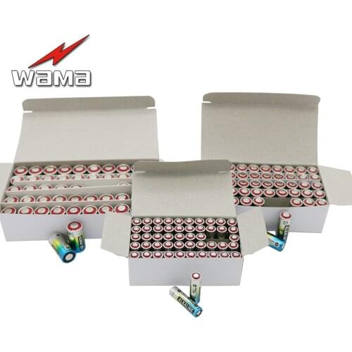 50pcs Wama 23A 12V+50pcs 27A 12V+50pcs 4LR44 6V Alkaline Primary Dry Batteries Car Remote Battery Wholesales Drop Ship