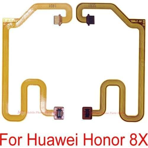 New Back Home Return Button Key Fingerprint Sensor Scanner Connector Flex Cable For Huawei Honor 8X Fingerprint Connection Flex