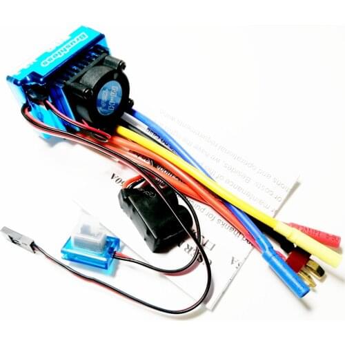 Waterproof 45A 60A 80A 120A Brushless ESC Electric Speed Controller Dust-proof for 1/8 1/10 1/12 RC Car Crawler RC Boat Part