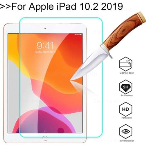 Tempered Glass for iPad 10.2 2019 Screen Protector for Apple iPad 7 7th Generation A2200 A2198 A2232 Tablet Protecor Glass Film
