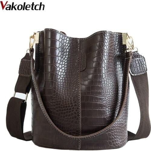 Crocodile Design Solid Womens Bags Luxury PU Leather Bag Fashion Patchwork Crossbody Bag For Women Shoulder Bags KL638