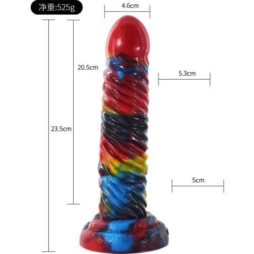 Liquid Silicone Big Dildo Anal Butt Plug Male Prostate Massager Anus Vagina Dilator Masturbation Sex Toys for Women Man Sex Shop