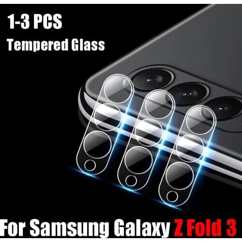 1-3 PCS for Samsung Galaxy Z Fold 3 Anti-scratch Lens Film Anti-knock Tempered Glass Back Camera Film for Samsung Galaxy Z Fold3