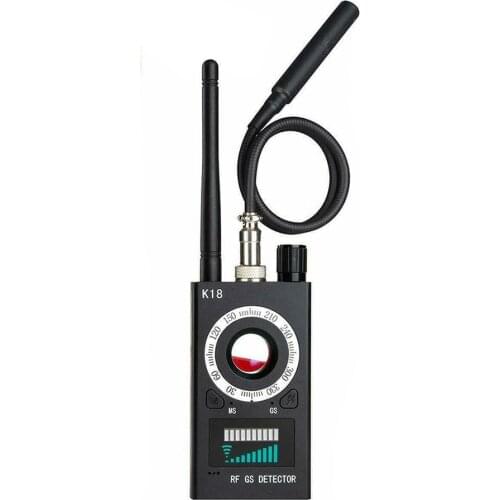1MHz-6.5GHz K18 Multi-function Anti-spy Detector Camera GSM Audio Bug Finder GPS Signal lens RF Tracker Detect Wireless Products