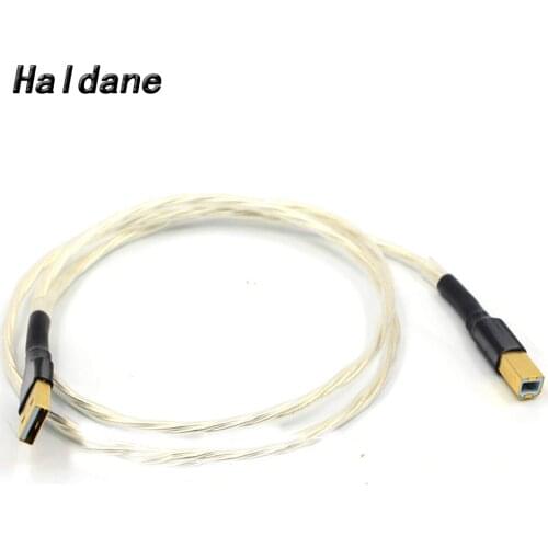 Haldane 1pcs Hi-End Nordost Odin Interconnect USB Cable with Type A to B Plated Gold Connection USB Audio Cable