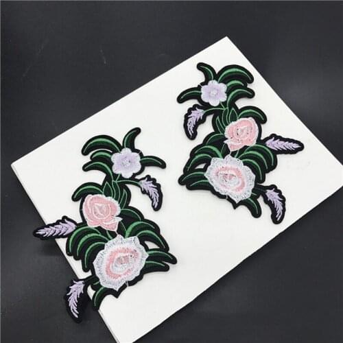 40pcs Ethnic Patches parches ropa Iron On Patch For Clothing Embroidered Fabric Appliqued Cheongsam Patchwork Clothes Accessory