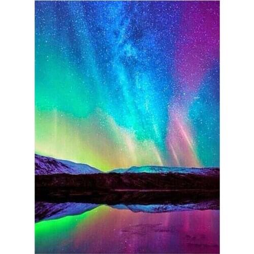 5D DIY Diamond Embroidery Landscape Full Round/square Drill Diamond Painting Starry Sky Needlework Diy Rhinestone Mosaic Picture