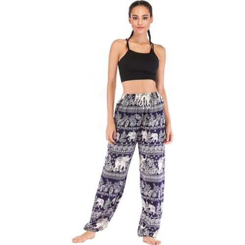 Pantalon Mujer Cotton Arrival Women Time-limited Selling Vadim 2020 Style Printing Bloomers Casual Clothing Loose