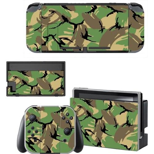 Camo Color Nintendo Switch Skin Sticker NintendoSwitch stickers skins for Nintend Switch Console and Joy-Con Controller
