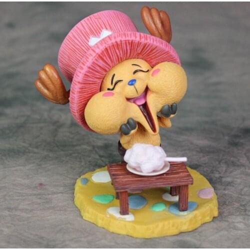Tony Tony Chopper Little Model Happiness Action Figure 10cm PVC Toys