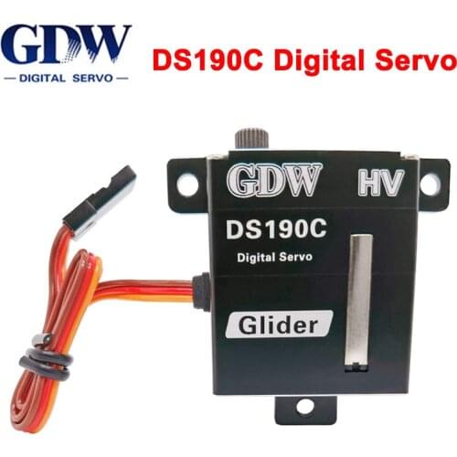 GDW DS190C All-Metal Fast Digital Servo HV High-Performance Upgrade Glider High-Voltage Servo For RC Racing Drone Airplanes Part