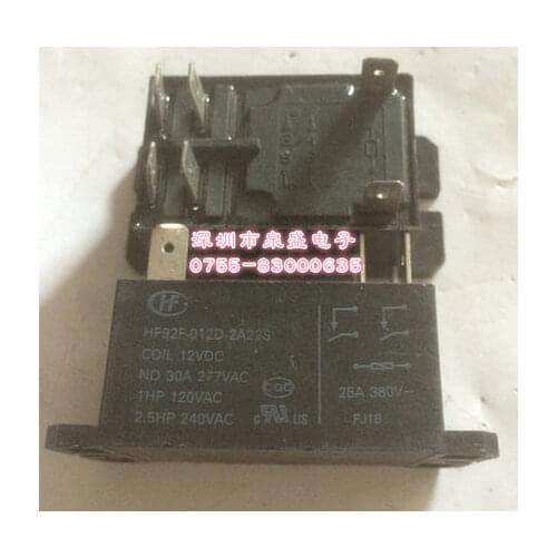 HF92F-012D-2A22S 12VDC 30A