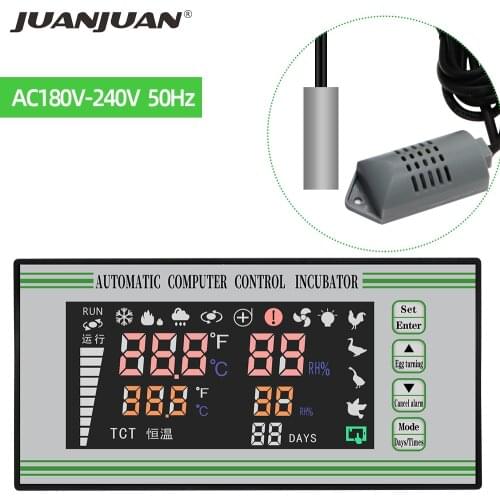 XM-18S Egg Incubator Controller Full Automatic Control System Chicken Duck Goose Incubator Egg Thermostat Hygrostat 30% off