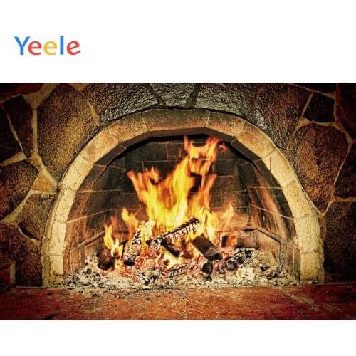 Yeele Stone Fireplace Wallpaper Love Vitality HePhotography Backdrops Personalized Photographic Backgrounds For Photo Studio