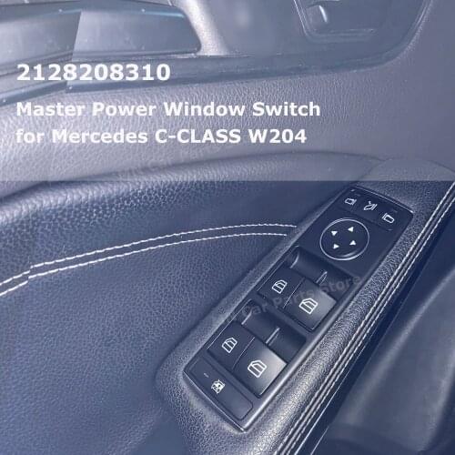 Master Window Switch Driver Side for Mercedes C-CLASS W204 E-CLASS W212 2128208310 A2128208310