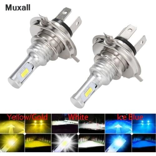 Muxall Turbo LED Canbus h7 H4 H11 HB3 9005 HB4 9006 Car headlight Bulb Auto Motorcycle Fog Lamp 12000LM High Power Cold White