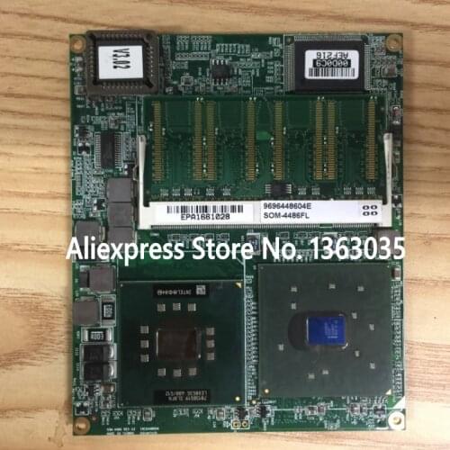 Original SOM-4486 industrial motherboard tested working