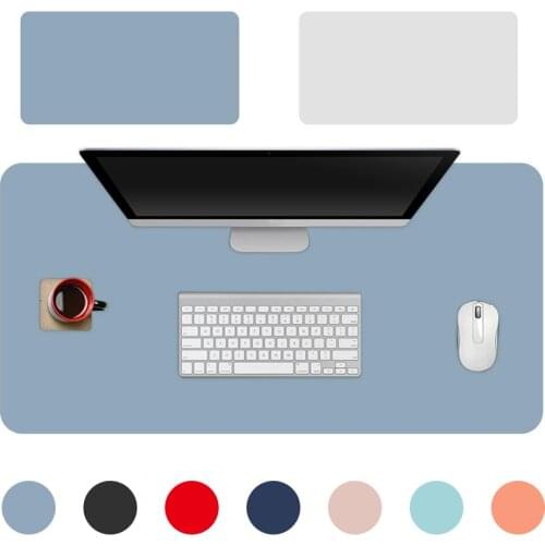 XXL Mouse Pads PU Leather Warerproof Extra Large Gamer Mat Anti-slip Keyboard PC Mause alfombrillas de ratón xxl Doule Side Pads