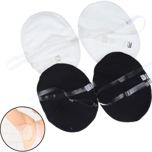 1Pair Reusable Washable Underarm Sweat Shield Pad Sweat Absorbing Guards Dress Shield Shoulder Absorbent Deodorant Pad