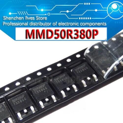 10pcs/lot MMD50R380P TO-252 50R380P TO252 50R380 SOT MMD50R380 MMD50R380PPRH Chip MOSFET