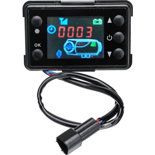 12V/24V 3/5Kw Lcd Monitor Parking Heater Switch Car Heating Device Controller Universal For Car Track Air Heater