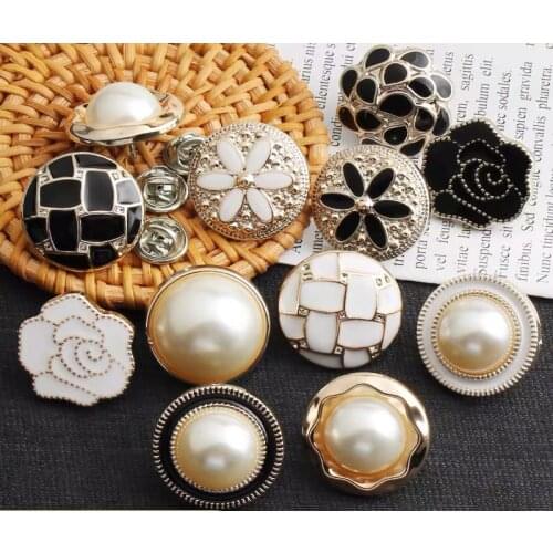 Large Anti-failure Free Sewing Button Coat Sweater Shirt Decoration Accessories Detachable Nail-free Buckle Set