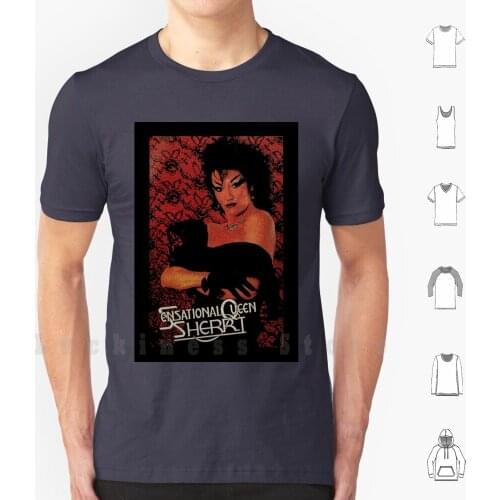 Queen Sherri T Shirt DIY Cotton Big Size S-6xl Sensational Sherri Wrestling Retro 80s 90s Sports Throwback Macho King Vintage