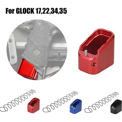 Tactical Magazines Base Pad Kit Fits For IPSC, USPUA, IDPA Magazine Extension For GLOCK 17, 22, 34, 35 With Spring Hunting Tool