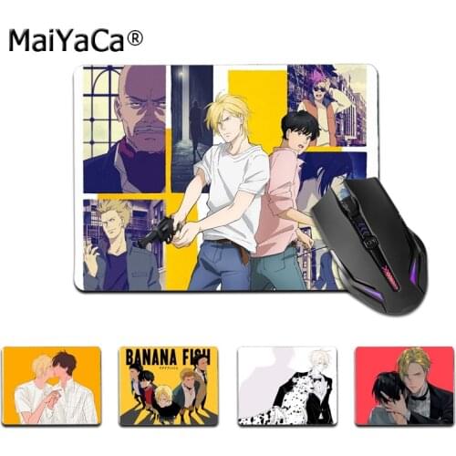 Maiyaca Top Quality anime banana fish gamer play mats Mousepad Top Selling Wholesale Gaming Pad mouse
