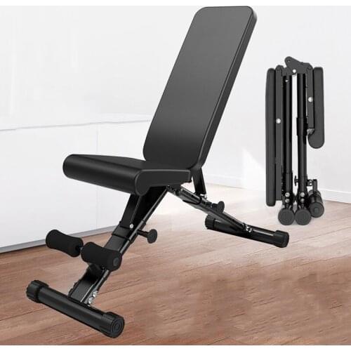 Multifunctional Weight Bench Sit Up Dumbbell Bench Foldable Home Fitness Equipment Training Abdominal Muscle Exerciser XJ