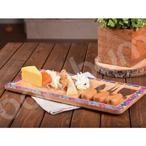 Bambum Nirvana Hima 4 Piece Cheese Service Set B0888