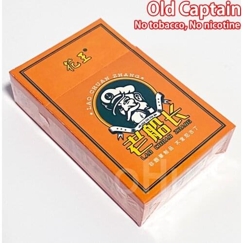 NEW old captain Tea Cigarette mint Fine Tea Herbal Cigarettes Healthy No Nicotine Tobacco free Health products quit smoking