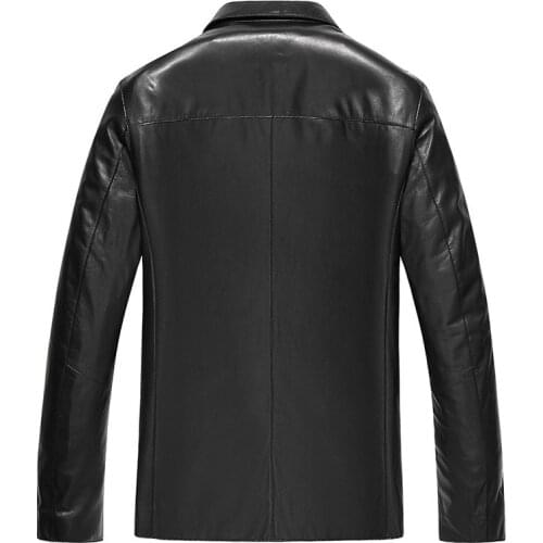 Genuine Leather Real Sheepskin Coat for Spring Autumn Jacket Men Streetwear Motorcycle Jackets JLK18KD18605 MY1868