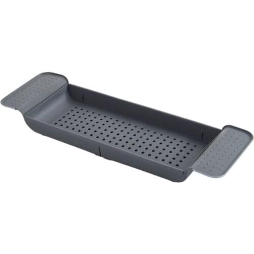 Tub Bathtub Shelf Caddy Shower Expandable Holder Rack Storage Tray Over Bath Multifunctional Organizer For Bathroom Shower