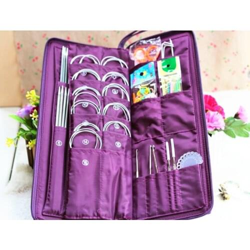 Professional DIY hand knitting needle set,crochet hook tool set, Weaving Tools
