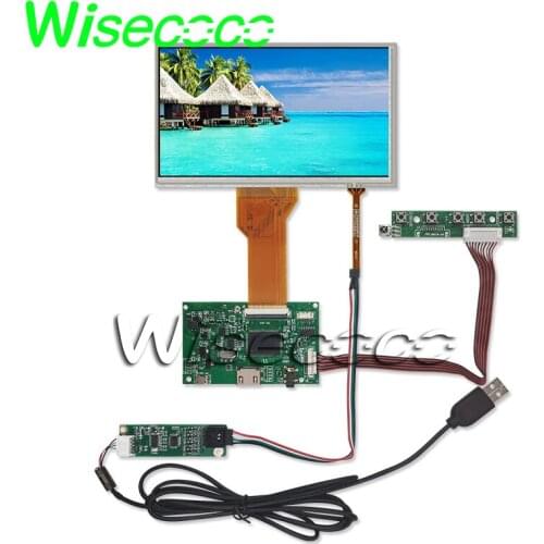 Resistive Touch Screen 7.0 Inch 800*480 Tft Lcd FPC 50pin Driver Board Kit Used For Portable DVD Player Automotive Display
