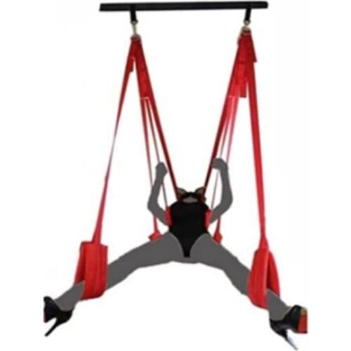 Sex Swing Soft Material Sex Furniture Fetish Bandage Love Adult Game Upgraded Hanging Door Swing Sex Erotic Toys for Couples