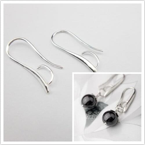 Free 10PC Batch Design 925 Silver Jewelry Accessories Hook Earrings Buckle Earrings for Crystal Beads Connection Accessories