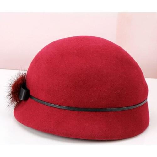Girls Fedoras Dome Hats Female Autumn Wintern Fedoras Cap Fisherman Bonnet Dome Cap Students Adjustble Leisure Hat B-8930