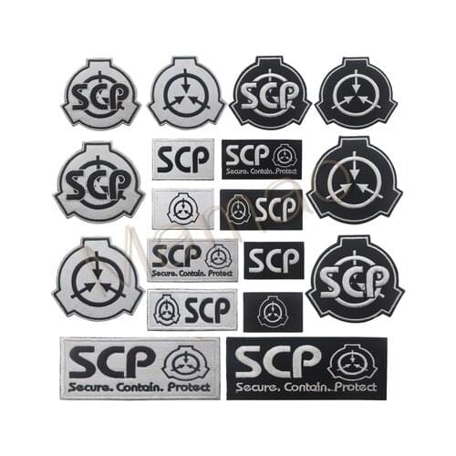 Special Containment Procedures Foundation Secure Contain Protect SCP Patches Badges Applique SCP Patch For Jacket Bag Jeans