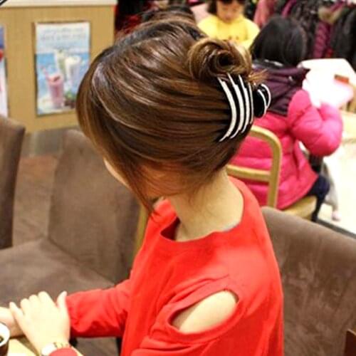 Large Hairpins Fashion Hair Accessories 2016 New Hair Clips Tower Hair Claw Ponytail Clamp for Women Black/Brown HC887