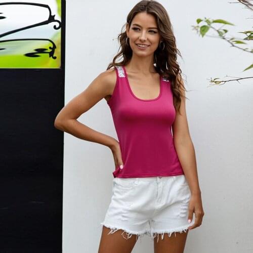 Sleeveless Patchwork Vest Women T Shirt Women Harajuku Top Beachwear Tee Female Tshirts Summer 2021 Clothing Y2k Ropa Mujer Tops