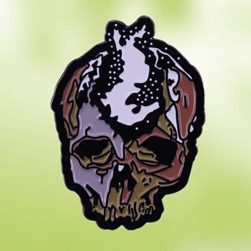 Great Ones Wisdom Skull of a mandman enamel pin Bloodborne Dark Souls Beckoning Bell game inspired brooch badge