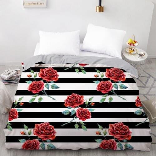 1PCS Duvet Cover,3D Luxury Printing Quilt Cover 240x220/200x200/140x200/180x210,Flower Sea Bedding King/Queen/Double Drop Ship