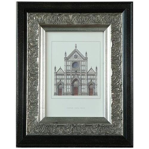 10 inch European Retro Photo Frame Wall Hanging Wood Frame Living Room Decoration Picture Frame