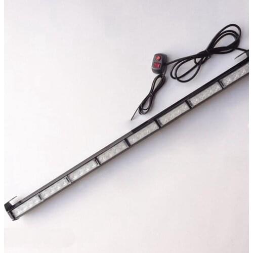 12v Car Led strobe light bar Police Fireman Emergency flash lamp Offroad driving warning beacon light strip Hazard Caution light