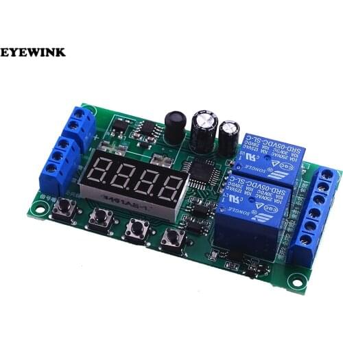 2 channel Delay Relay Module Pulse Trigger Power-off Cycle Timing Circuit Switch Circuit 7-30v